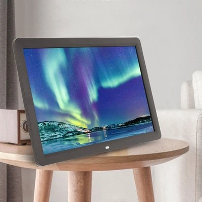 Digital Picture Frame Multifunction 15in Full HD Automatic Rotation LED Elec BEA - Image 1 of 4