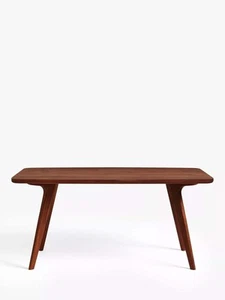 John Lewis Cara 4 Seater Dining Table, American Black Walnut - Picture 1 of 13