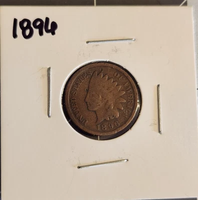 1896 Indian Head Cent Penny - Image 1 of 2