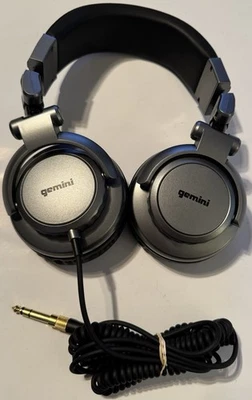 "Audífonos sobre la oreja, Gemini DJX-500, adaptador de 1/4"", controladores de 57 mm, DJ, en muy buen estado" Foto 1 de 4