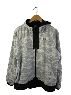 OAKLEY Nylon Jacket, XL, Polyester, White, Camouflage, FOA401602 - Image 1 of 4