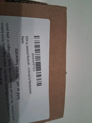 Auriculares intrauditivos Jawbone ERA negros Bluetooth con cancelación de ruido Foto 1 de 4