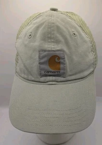 Carhartt Strapback Cap Mint Green Workwear Hat OSFM Mesh - Picture 1 of 10
