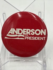 John Anderson President Pin Back Button 1980 Presidential Campaign Button - Picture 1 of 3
