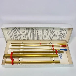 Fasturn Fabric Crowning Touch Turning System -  6 Aluminum Tubes & 3 Hooks - Vtg - Picture 1 of 6