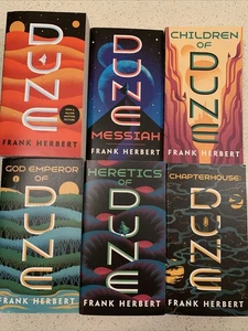 Dune Complete Series 6 Editions Preowned But Never Read Bindings Not Creased - Picture 1 of 18