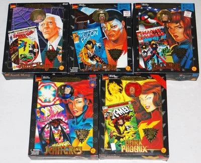 ToyBiz Marvel 8" Famous Covers Series *LOTE* de 5 figuras de acción con tía May Foto 1 de 4