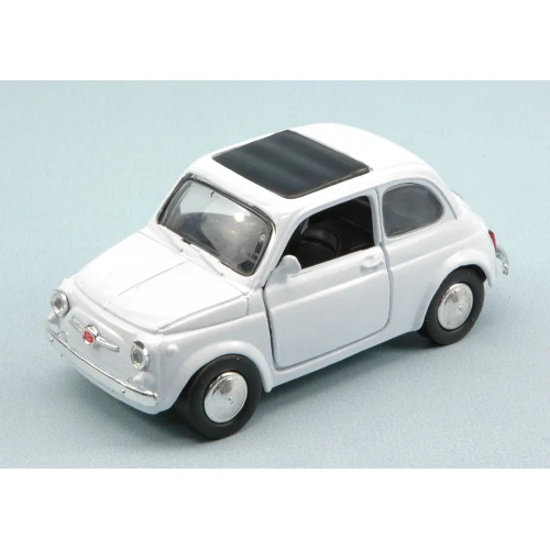 FIAT 500 F 1957 WHITE 1:32 New Ray Auto Stradali Modellino Nuovo - Immagine 1 di 1