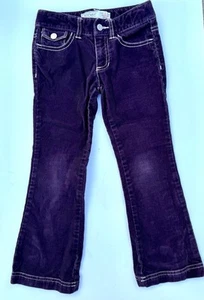 Old Navy Kids Y2K Corduroy Cords Purple Pants Jeans Flare Boot Cut S5 E1.2 - Picture 1 of 8