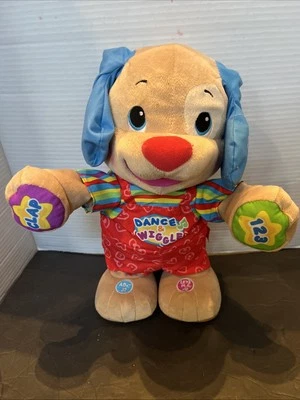 Bailar y moverse ríe y aprende cachorro perro Fisher Price no funciona solo para piezas Foto 1 de 4