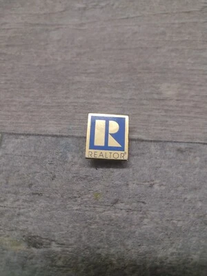 Pin de solapa de corbata vintage Realtor bienes raíces  Foto 1 de 2