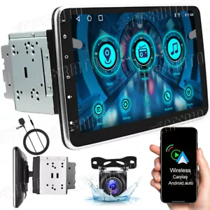Android 13 Double 2Din 10.1" Car Stereo Radio GPS WiFi DVR Head Unit Audio 64GB - Picture 1 of 17