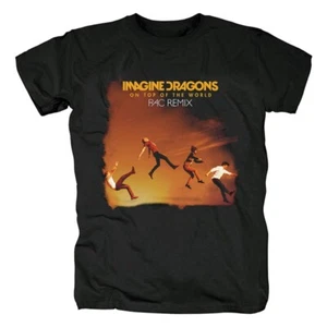 T-Shirt Imagine Dragons Band On Top Of The World Baumwolle schwarz alle Größen UR326 - Bild 1 von 3