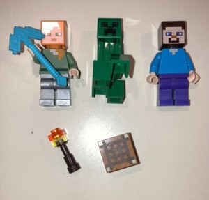 Las Mejores Ofertas En Juguetes De Construccion Lego Minecraft Steve Minifiguras Ebay