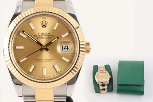 Rolex Datejust 41 126333 Stainless Steel & 18K Yellow Gold 41mm Men's Watch - Picture 1 of 9