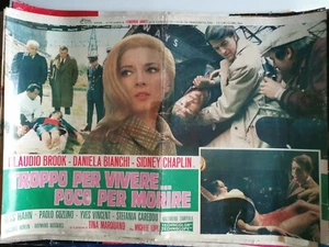 FOTOBUSTA TROPPO PER VIVERE POCO PER MORIRE CLAUDIO BROOK, DANIELA BIANCHI - Picture 1 of 1