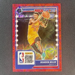 Brandon Miller 2023-24 Premium Stock Rookie RC Rising Stars Red Scope Prizm /88 - Bild 1 von 3