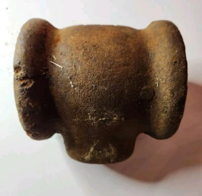 Vtg. Old Mughal indian iron blacksmith Gunsmith Rail hammer head  18-19c Free Sh - Image 1 of 4