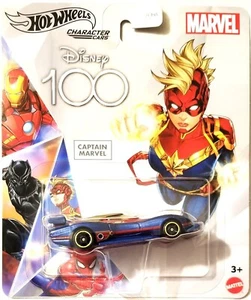 Hot Wheels Personaggio Auto - Disney 100 Marvel Capitano Marvel (BBHNP72) - Foto 1 di 1