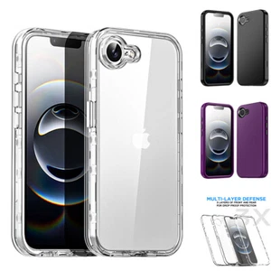 Hard Back Shockproof Case For Apple iPhone 16e Anti-scratch Heavy Duty Cover - Picture 1 of 22