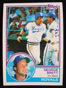 1983 Topps #600 George Brett KC Royals (HOF) NR-MINT (minor surface issue)