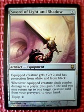 MtG Foil SWORD OF LIGHT AND SHADOW 149/165 Darksteel DST WORLDWIDE Magic NM-