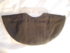 Vintage, echte Corde, braun, Hobo Handtasche mit klaren Lucite Griffen - Bild 1 von 7