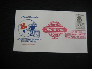 sports memorabilia super bowl XIX with Jim Thorpe Stamp-envelope - Picture 1 of 3