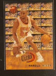  1992-93 Fleer Ultra All Rookie Series #5 Harold Miner Miami Heat