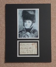 GB 1833 FREE FRONT SIR EDWARD KERRISON WATERLOO 7th HUSSARS IN A MOUNT + PHOTO