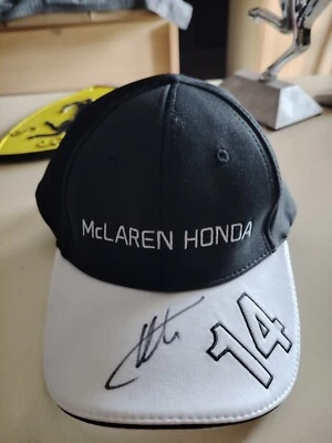 CAPPELLO MCLAREN HONDA FERNANDO ALONSO FIRMATO RARE. - Immagine 1 di 4