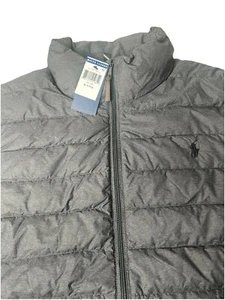 Polo Ralph Lauren Packable Duck Down Vest Men’s XLT Water Repellent NWT Grey - Picture 1 of 13