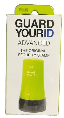 Guard YourID Your ID Advanced Security Stamp With Black Ink Unique Office Supply - Image 1 of 4