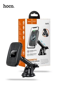 Hoco CA75 15W 2 In 1 Magnetic Car Mount Suction Vent Extender Wireless Charger - Picture 1 of 2