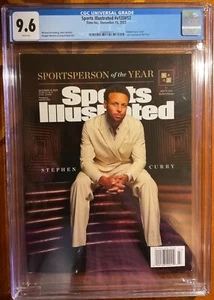 Sports Illustrated Sportsman of Year 12/15/2022 Stephen Curry CGC 9.6 l POP 3 - Picture 1 of 4