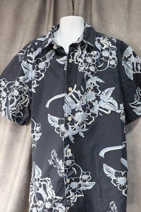 Old Navy Boy's Blue Short Sleeve Button Up Shirt Beach Theme Print Size 10 - Picture 1 of 4