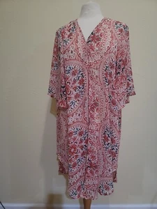 Plumero largo kimono torrido floral rosa talla 2 para mujer’s - Imagen 1 de 13