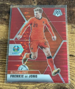 2021 Panini Mosaic UEFA Euro 2020 Red Pulsar Prizm Frenkie de Jong #150 - Picture 1 of 1