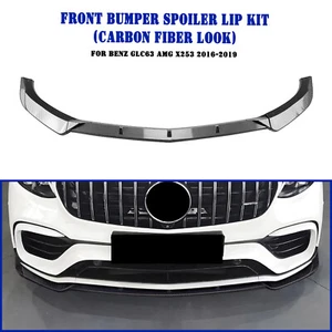 Carbon Fiber Look Front Bumper Splitter Lip For Benz GLC63 AMG X253 2016-19 2018 - Bild 1 von 7