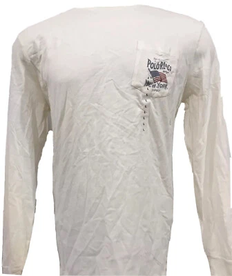 Polo Ralph Lauren Off-White Polo and Co Bandera de Estados Unidos Camiseta Manga Larga Foto 1 de 4