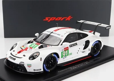 Spark Porsche 911 991-2 RSR-19 4.2L 24h Le Mans 2021 #91 Con Vetrina 1/18 Nuovo - Immagine 1 di 2