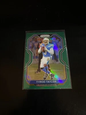 Tyrod Taylor 2020 Panini Prizm Green Prizm Chargers 145 - Image 1 of 2