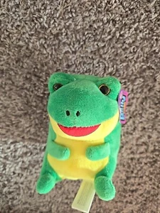 Nanco Belly Buddies grüner Frosch Plüschtier Stofftier 6 Zoll Kinderspielzeug - Bild 1 von 7