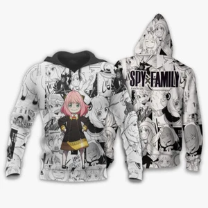 SPYxFAMILY Cosplay Anime Kapuzen Sweatshirt Hoodie Hooded Pullover Pulli Coat - Picture 1 of 2