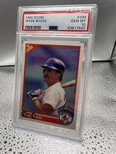 1990 Score #704 Wade Boggs - PSA Gem Mint 10 - Boston Red Sox - Low Pop