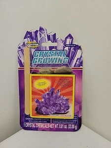 PURPLE CREATIVE KIDS SCIENCE CRYSTAL GROWING KIT AGES 10+ NEW SEALED - Picture 1 of 4