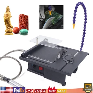 Tragbare Tischkreissäge, Edelstein Schmuck Stein Polierwerkzeug, Jade Schneiden Schnitzmaschine - Bild 1 von 19