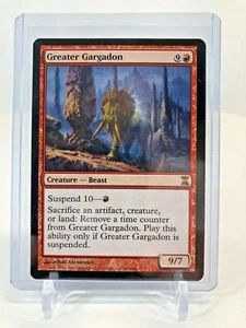 Magic The Gathering Time Spiral Greater Gargadon 1x casi como nuevo - Imagen 1 de 2