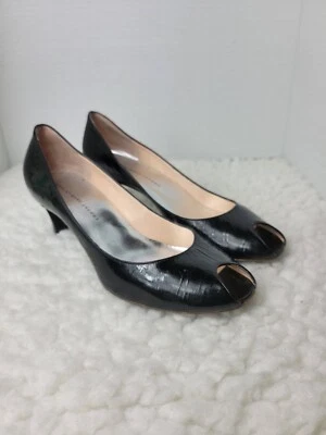 Marc by Marc Jacobs lacquered Womens Shoes Size 8.5 High  Hill Metallic Black  - Image 1 of 4