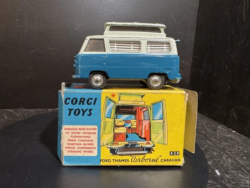 CORGI TOYS 420 * FORD THAMES AIRBORNE CARAVAN * OVP * 1:43 * 1962 - Bild 1 von 4